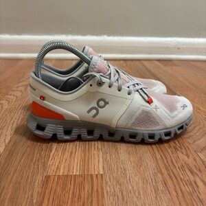 Size 7 On Cloud X 3 Ivory Alloy sneakers for women